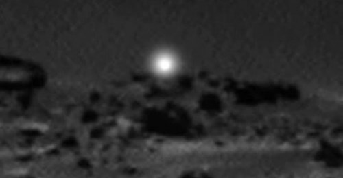 Odd Light Caught by Mars Curiosity Rover